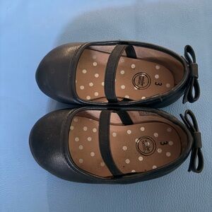 Black Kids Shoes with Bow